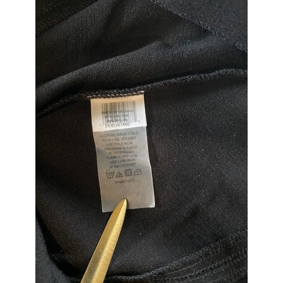 Vince Camuto Leggings Pants Black Extra Small Stretch Skinny Pull On Ponte EUC - Picture 9 of 9